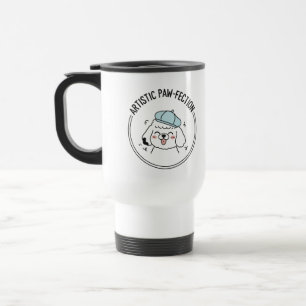 Mug De Voyage Aventure Temps Minimaliste Poodle Puppy Doodle