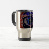 Mug De Voyage AVERTISSEMENT de café ! (Devant gauche)