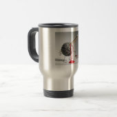 Mug De Voyage Avertissement de santé d'esprit (Devant gauche)