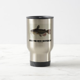Mug De Voyage Avez-Vous Été Catalogué ? (Illustration de poisson