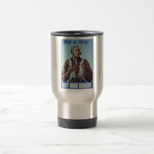 Mug De Voyage Aviateurs noirs : Service militaire de combat de 2