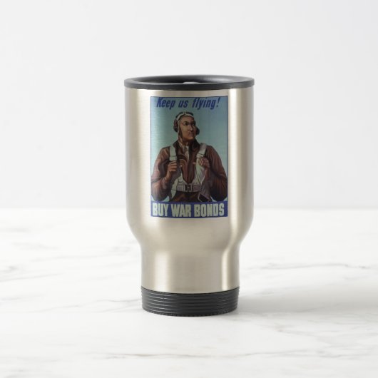 Mug De Voyage Aviateurs noirs : Service militaire de combat de 2 (Centre)