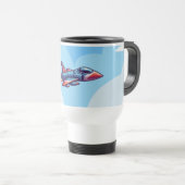 Mug De Voyage avion/avion de chasse (Devant droit)