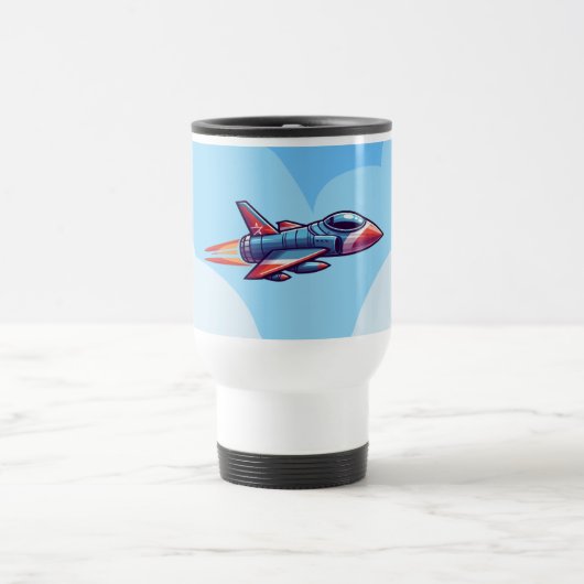 Mug De Voyage avion/avion de chasse (Centre)
