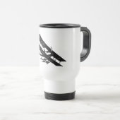 Mug De Voyage Avion Avion Volant Machine Voyage Mug (Devant droit)