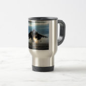Mug De Voyage Avion de chasse de harrier (Devant droit)