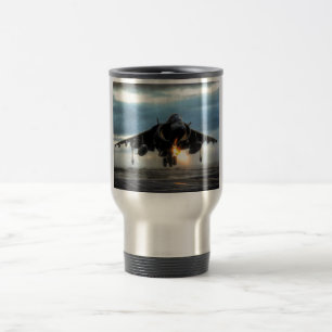 Mug De Voyage Avion de chasse de harrier