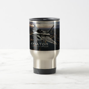 Mug De Voyage Avion de chasse d'ouragan d'Eurofighter