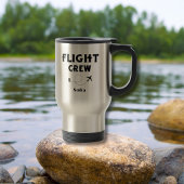 Mug De Voyage Avion d'équipage de conduite volant Vacances moder