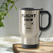 Mug De Voyage Avion d'équipage de conduite volant Vacances moder