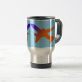 Mug de voyage Avions Décollent (Devant droit)