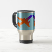 Mug de voyage Avions Décollent (Devant gauche)