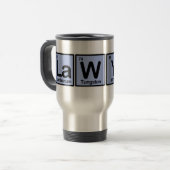 Mug De Voyage Avocat fait d'éléments (Devant gauche)