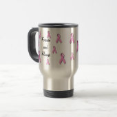 Mug De Voyage Awarness de cancer du sein appearal (Devant gauche)