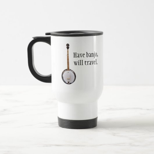 Mug De Voyage Ayez le banjo, voyagerez (Gauche)