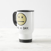 Mug De Voyage Ayez un visage de jour (Devant gauche)