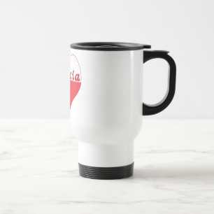 Mug De Voyage Babcia Coeur polonais