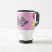 Mug De Voyage Badge de Maître Scrapbooker (Devant droit)