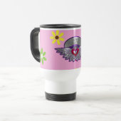 Mug De Voyage Badge de Maître Scrapbooker (Devant gauche)