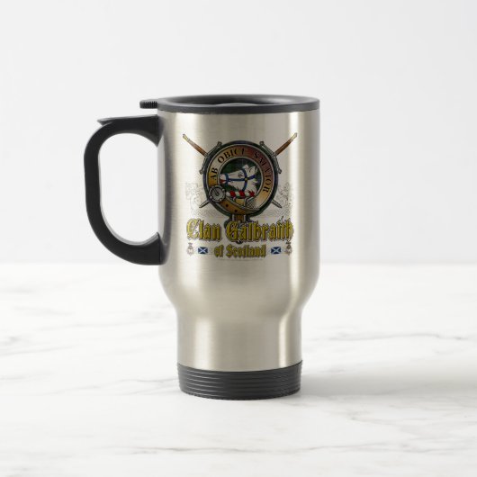 Mug De Voyage Badge du clan Galbraith (Gauche)