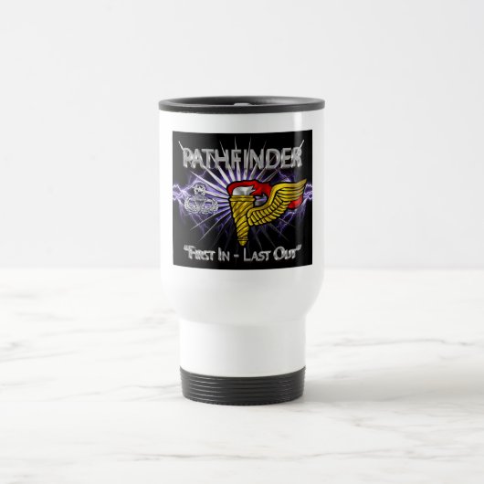 Mug De Voyage Badge Pathfinder - "Premier En Dernier" (Centre)