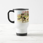 Mug De Voyage Badminton Kittens Art Vintage (Gauche)
