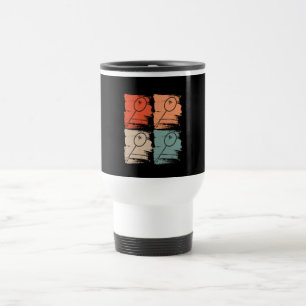 Mug De Voyage Badminton Racket Badminton Retro