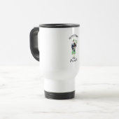 Mug De Voyage Bagpiper de gentillesse dans Green Kilt (Devant gauche)