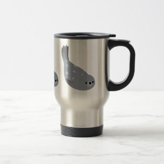 Mug De Voyage Baignade mignonne Cartographie Port Seal Commuter