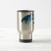 Mug De Voyage Baiser de cheval d'aquarelle, amour de cheval (Centre)