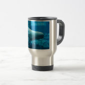 Mug De Voyage Baleine espiègle mignonne de beluga dans (Devant droit)