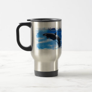 Mug De Voyage Baleine sautante d'orque