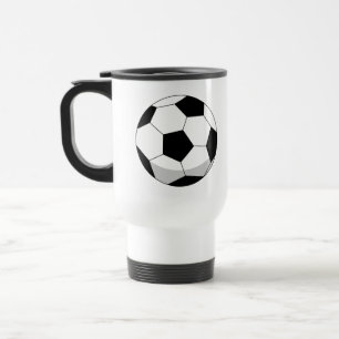 Mug De Voyage Balle de soccer en dessin