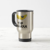 Mug De Voyage Banane supérieure - Customisée (Devant gauche)