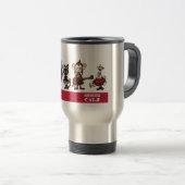 Mug De Voyage Bande d'animaux (Devant droit)