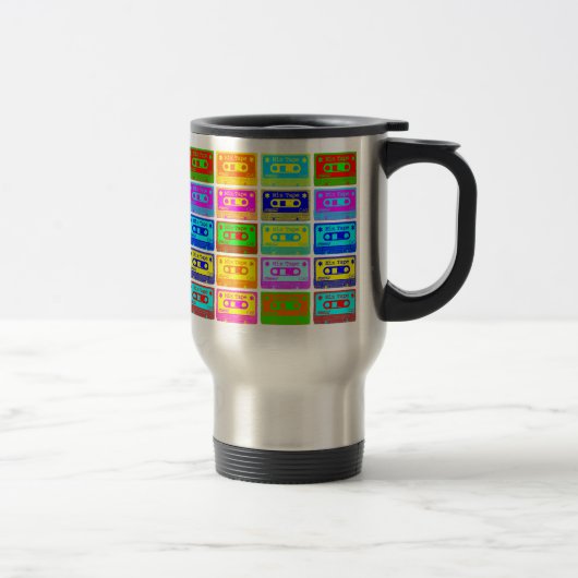 Mug De Voyage Bande de mélange psychédélique (Droit)