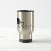 Mug De Voyage Bande dessinée border collie (Centre)