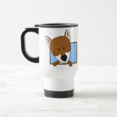 Mug De Voyage Bande dessinée encadrée Shiba Inu (Gauche)