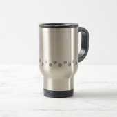 Mug De Voyage Bande dessinée great dane (Devant droit)