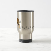 Mug De Voyage Bande dessinée great dane (Centre)