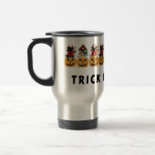 Mug De Voyage Bande d'Halloween ou chien de Carlin traité (Gauche)