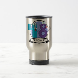 Mug De Voyage Bannière d'anniversaire officielle 48