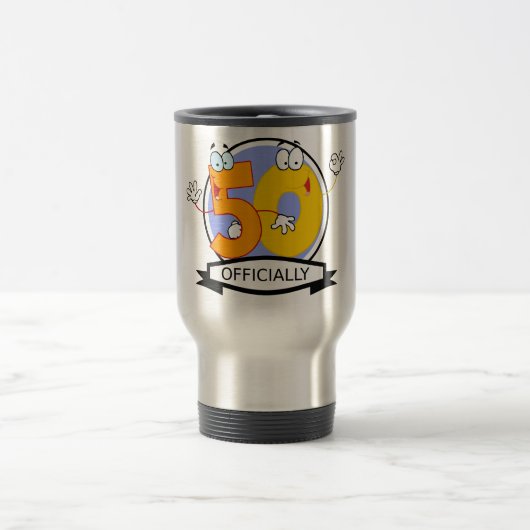 Mug De Voyage Bannière officielle 50 Anniversaire (Centre)