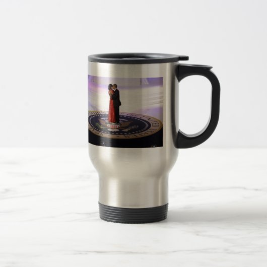 Mug De Voyage Barack et Michelle Obama (Droit)