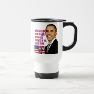 Mug De Voyage Barack Obama, Dos à Dos_