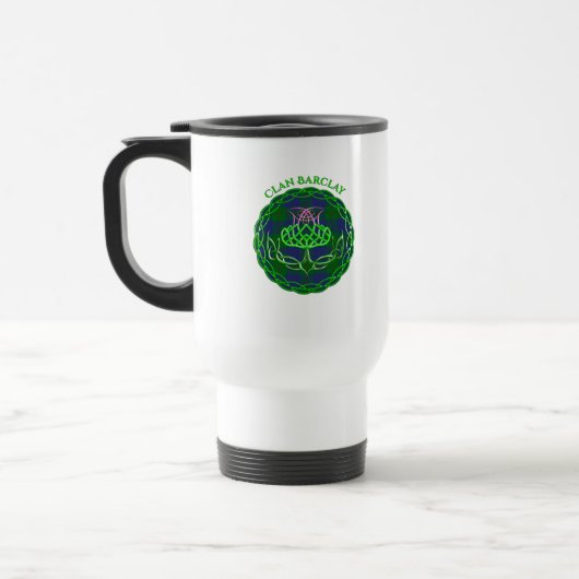 Mug De Voyage Barclay Scottish Tartan Celtic Thistle (Gauche)