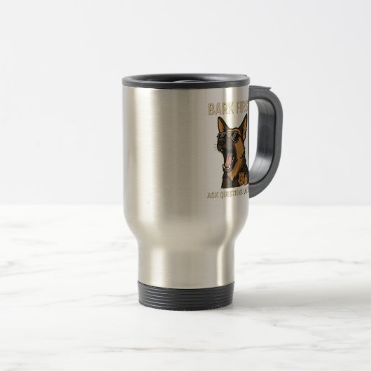 Mug De Voyage Bark First  (Devant droit)