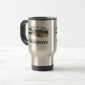 Mug De Voyage Barracuda Whisperer de couleur claire (Devant gauche)