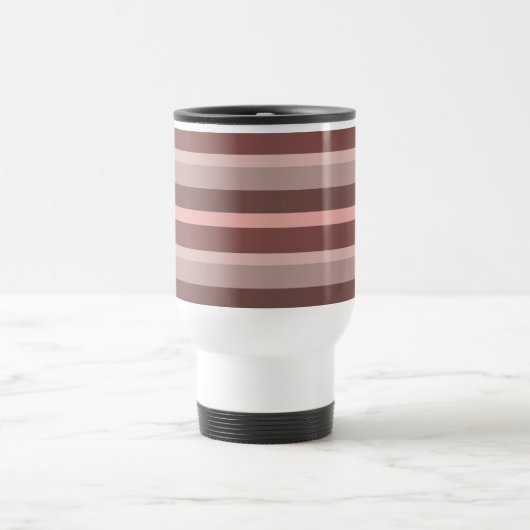 Mug De Voyage Barrage de blocs de couleur profonde (Centre)