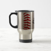 Mug De Voyage Baseball avec numéro personnalisable (Gauche)